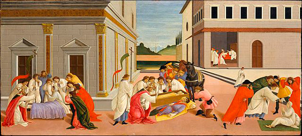 Botticelli-Three_Miracles_of_Saint_Zenobius_MET_DT380