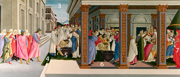 Botticelli-four-scenes-from-the-early-life-of-Saint-Zenobius-London-pigments