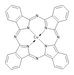 Phthalocyanine-blue-formula