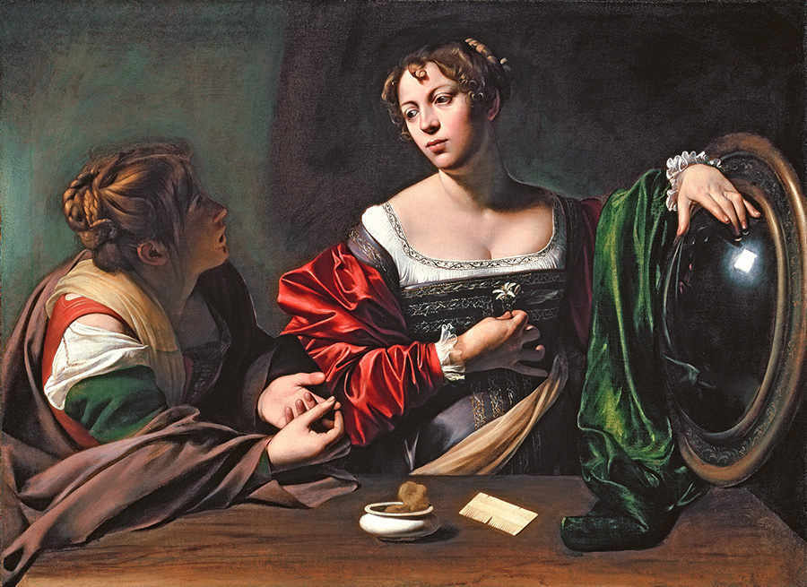 Caravaggio-Martha-and-Mary-Magdalene