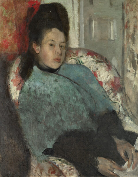 Degas, Portrait of Elena Carafa - ColourLex