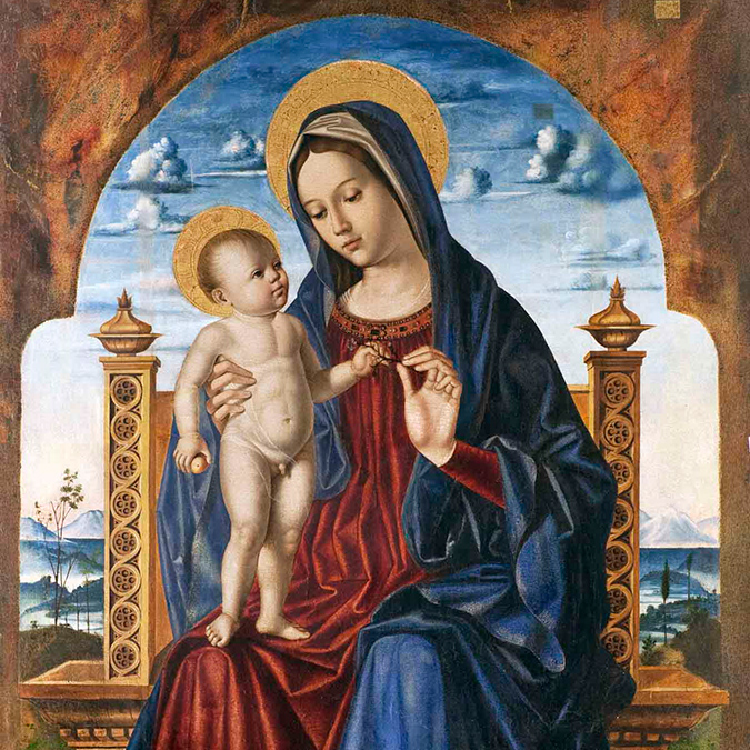 Antonello de Saliba, Virgin with the Child