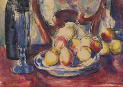 Cézanne, Apples, Bottles and Chairback